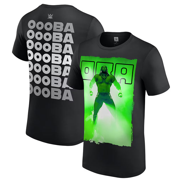 オバ フェミモデル 海外取寄 WWE AUTHENTIC Tシャツ PHOTO ENTERANCE T-SHIRT BLACK