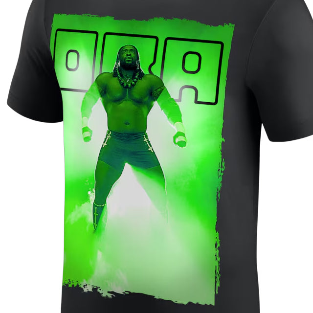 オバ フェミモデル 海外取寄 WWE AUTHENTIC Tシャツ PHOTO ENTERANCE T-SHIRT BLACK