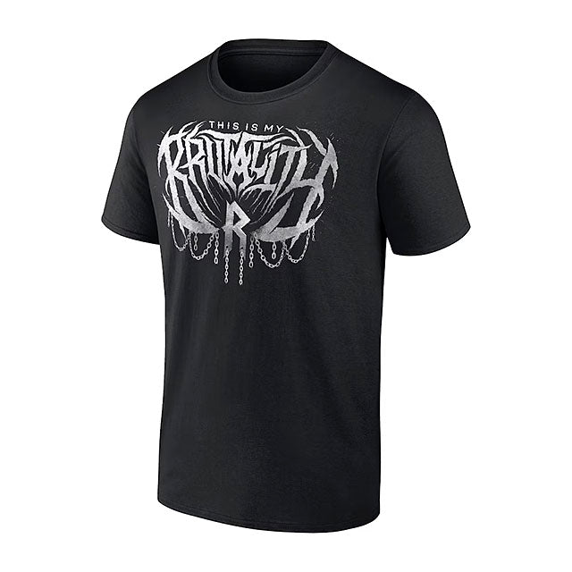 リア リプリーモデル 海外取寄 WWE AUTHENTIC Tシャツ THIS IS MY BRUTALITY T-SHIRT BLACK