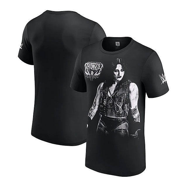 リア リプリーモデル 海外取寄 WWE AUTHENTIC Tシャツ THIS IS MY BRUTALITY PHOTO T-SHIRT BLACK