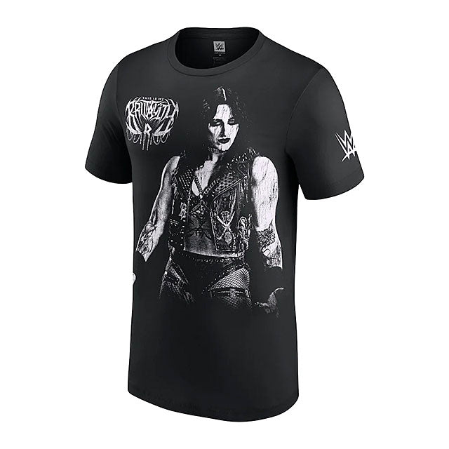リア リプリーモデル 海外取寄 WWE AUTHENTIC Tシャツ THIS IS MY BRUTALITY PHOTO T-SHIRT BLACK