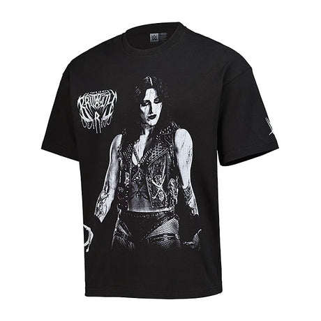 リア リプリーモデル 海外取寄 WWE AUTHENTIC Tシャツ THIS IS MY BRUTALITY WASHED T-SHIRT BLACK