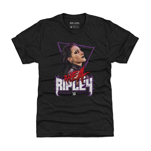 リア リプリーモデル 海外取寄 WWE Tシャツ 500 LEVEL GRUNGE TRI-BLEND T-SHIRT BLACK