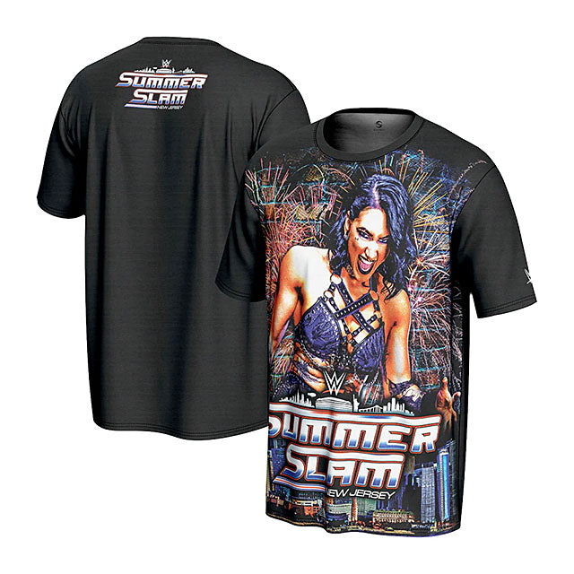 リア リプリーモデル 海外取寄 WWE Tシャツ PROSPHERE SUMMERSLAM 2025 T-SHIRT BLACK