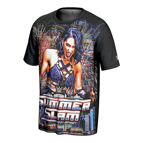 リア リプリーモデル 海外取寄 WWE Tシャツ PROSPHERE SUMMERSLAM 2025 T-SHIRT BLACK