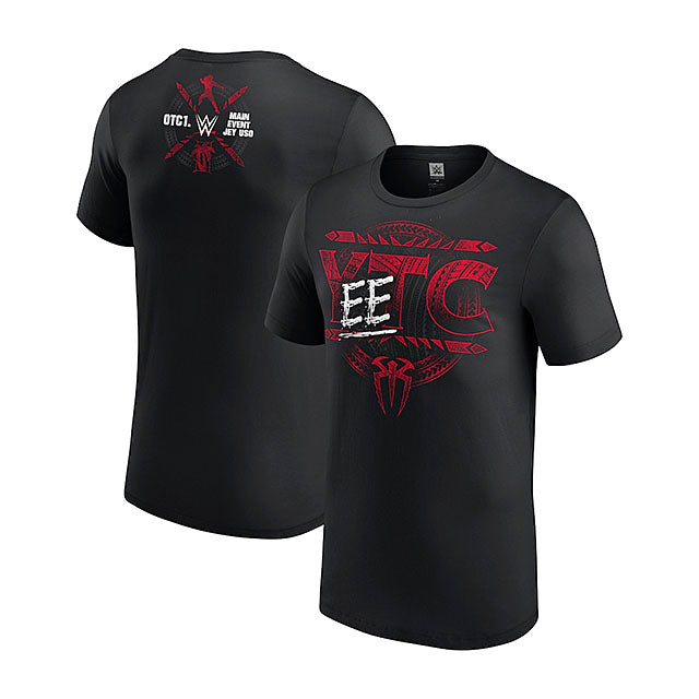 ローマン レインズ & ジェイ ウーソモデル 海外取寄 WWE AUTHENTIC Tシャツ YEE-TC T-SHIRT BLACK