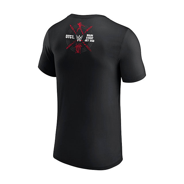 ローマン レインズ & ジェイ ウーソモデル 海外取寄 WWE AUTHENTIC Tシャツ YEE-TC T-SHIRT BLACK