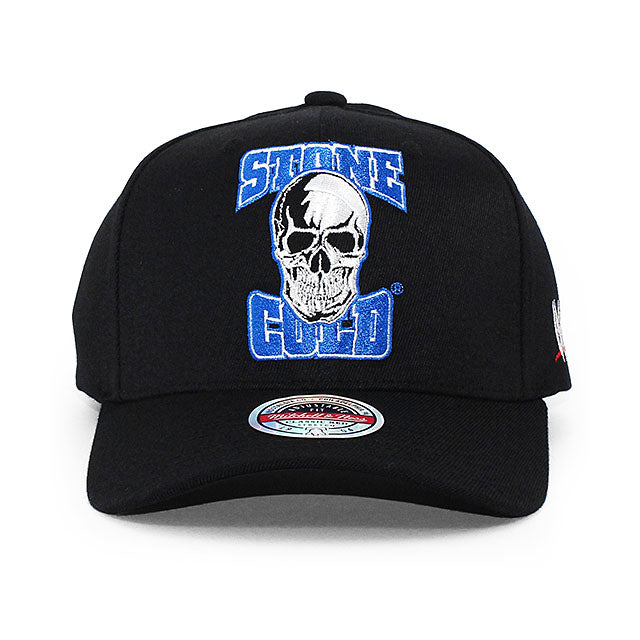 ストーン コールド スティーブ オースチンモデル ミッチェル&ネス WWE キャップ LOGO CLASSIC STRETCH SNAPBACK CAP BLACK