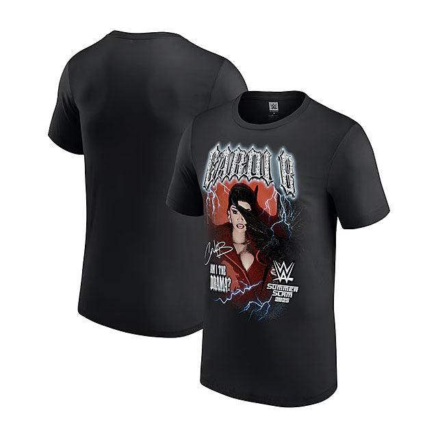 サマースラム2025 海外取寄 WWE x Cardi B Tシャツ CHROME LIGHTNING T-SHIRT BLACK