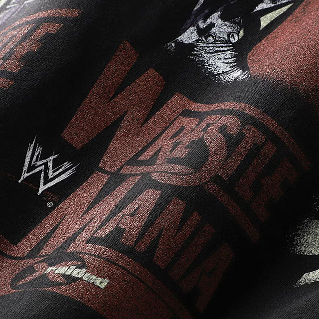 ジ アンダーテイカーモデル 海外取寄 WWE AUTHENTIC Tシャツ THE UNDERTAKER VS. KANE GOODIE TWO SLEEVES GRAPHIC T-SHIRT BLACK