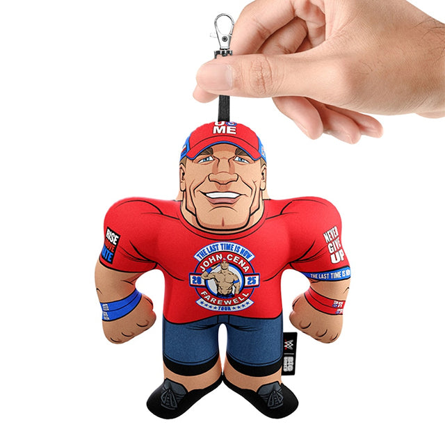 ジョン シナモデル 引退ツアー記念ミニぬいぐるみ WWE AUTHENTIC FAREWELL TOUR 2025 BIG SHOTS 7" MINI TOY PLUSH RED