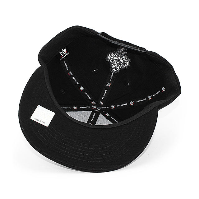トリプルHモデル キャップ WWE AUTHENTIC HALL OF FAME 2025 SNAPBACK CAP BLACKOUT