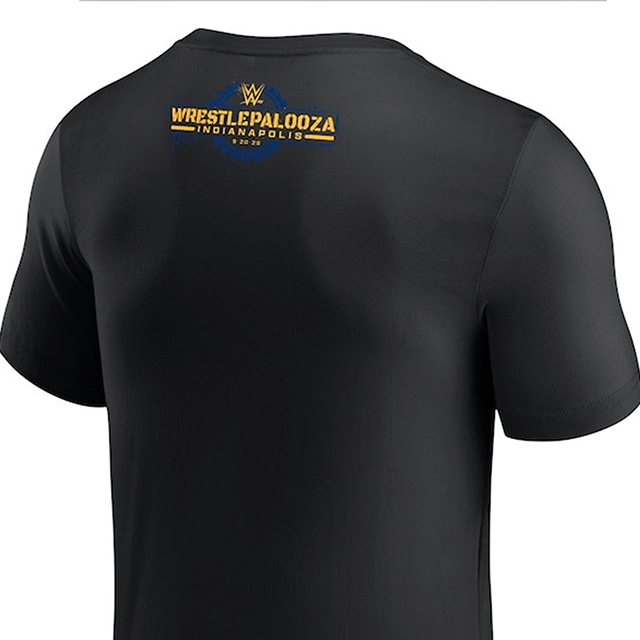 レッスルパルーザ2025 海外取寄 WWE AUTHENTIC Tシャツ ジョン シナ VS ブロック・レスナー WRESTLEPALOOZA 2025 MATCH T-SHIRT BLACK