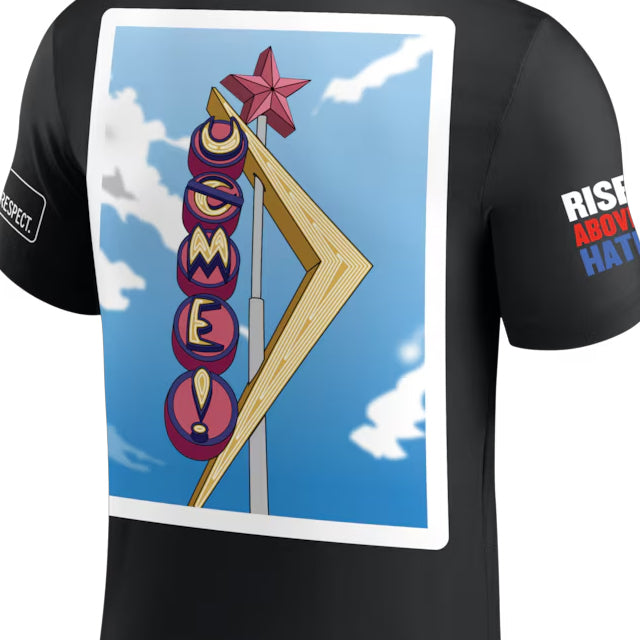 海外取寄 レッスルマニア42 ジョン シナモデル WWE AUTHENTIC Tシャツ OFFICIAL HOST T-SHIRT BLACK