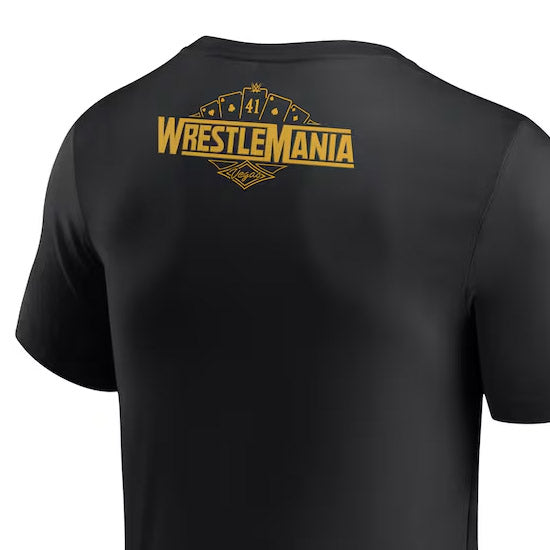 海外取寄 レッスルマニア41モデル ローマン レインズ vs CMパンク vs セス ロリンズWWE AUTHENTIC Tシャツ