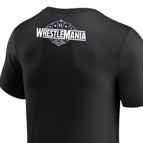 海外取寄 レッスルマニア41モデル ジェイ ウーソ vs  グンター WWE AUTHENTIC Tシャツ