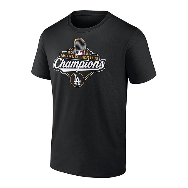 山本由伸モデル 2025 ワールドシリーズチャンピオン 海外取寄 Tシャツ ロサンゼルス ドジャース MLB 2025 WORLD SERIES CHAMPIONS NAME&NUMBER T-SHIRT BLACK