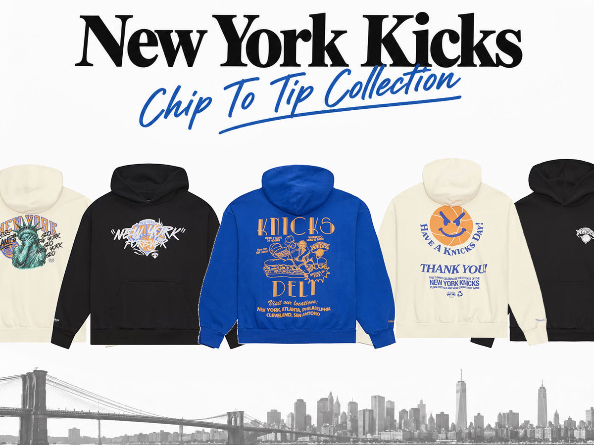 NYニックスとミッチェル&ネスから"CHIP TO TIP コレクション"が登場