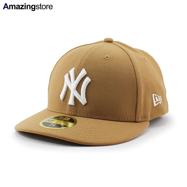 ニューエラ キャップ LP59FIFTY ニューヨーク ヤンキース MLB TEAM BASIC LOW CROWN FITTED CAP WHEAT