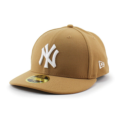 ニューエラ キャップ LP59FIFTY ニューヨーク ヤンキース MLB TEAM-BASIC LOW-CROWN FITTED CAP WHEAT