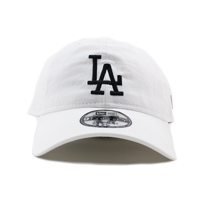 ニューエラ キャップ 9TWENTY ロサンゼルス ドジャース MLB WASHED COTTON STRAPBACK CAP WHITE