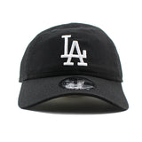 ニューエラ キャップ 9TWENTY ロサンゼルス ドジャース MLB WASHED COTTON STRAPBACK CAP BLACK