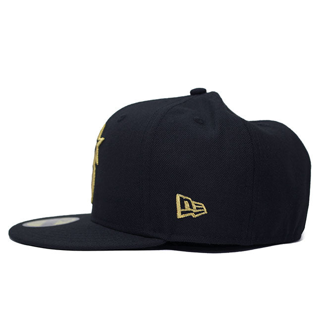 ニューエラ キャップ 59FIFTY 横浜DeNA ベイスターズ NPB FITTED CAP BLACK-METALLIC GOLD