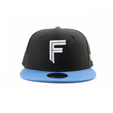 子供用 ニューエラ キャップ 9FIFTY 北海道日本ハム ファイターズ YOUTH NPB TEAM LOGO SNAPBACK CAP BLACK-BLUE