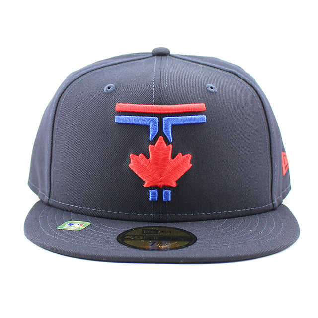 シティコネクト ニューエラ キャップ 59FIFTY トロント ブルージェイズ MLB CITY CONNECT FITTED CAP NAVY