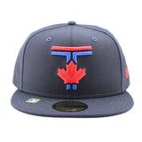 シティコネクト ニューエラ キャップ 59FIFTY トロント ブルージェイズ MLB CITY CONNECT FITTED CAP NAVY