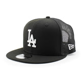 ニューエラ キャップ 9FIFTY ロサンゼルス ドジャース MLB TEAM BASIC MESH SNAPBACK CAP BLACK NEW ERA LOS ANGELES DODGERS