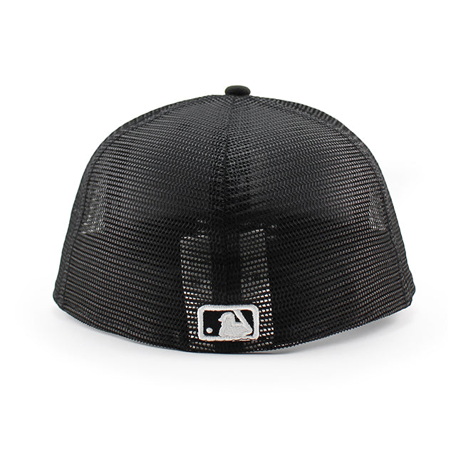 ニューエラ メッシュキャップ 59FIFTY ロサンゼルス ドジャース MLB TEAM BASIC MESH FITTED CAP BLACK