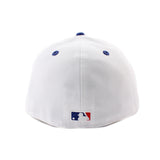 ニューエラ キャップ LP59FIFTY ロサンゼルス ドジャース MLB DODGERS PACK D LOGO LOW CROWN FITTED CAP WHITE-DARK ROYAL BLUE