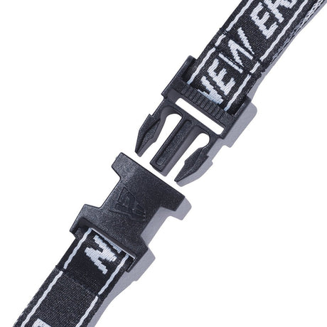 ニューエラ ネックストラップ NECK STRAP LANYARD BLACK-WHITE