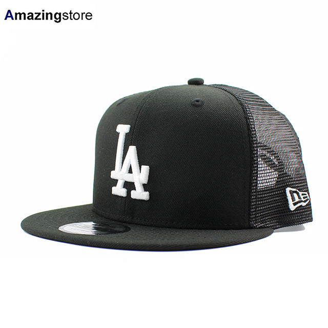 ニューエラ メッシュキャップ 9FIFTY スナップバック ロサンゼルス ドジャース MLB TEAM BASIC MESH SNAPBACK CAP BLACK