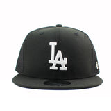 ニューエラ メッシュキャップ 9FIFTY スナップバック ロサンゼルス ドジャース MLB TEAM BASIC MESH SNAPBACK CAP BLACK