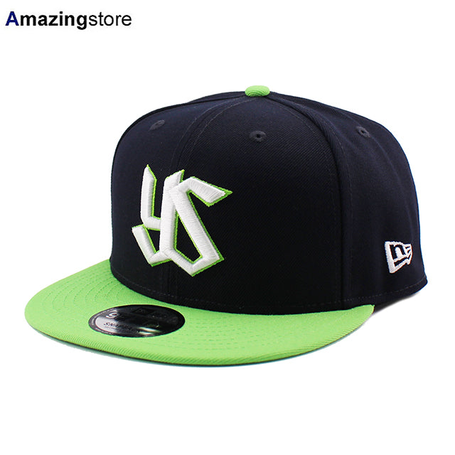 ニューエラ キャップ 9FIFTY 東京ヤクルト スワローズ NPB TEAM LOGO SNAPBACK CAP NAVY LIME