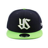 ニューエラ キャップ 9FIFTY 東京ヤクルト スワローズ NPB TEAM LOGO SNAPBACK CAP NAVY LIME