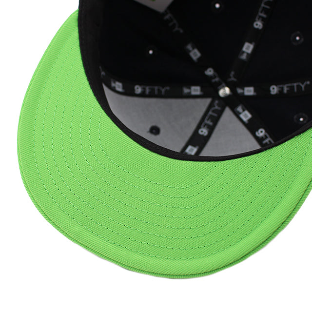 ニューエラ キャップ 9FIFTY 東京ヤクルト スワローズ NPB TEAM LOGO SNAPBACK CAP NAVY LIME