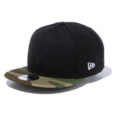 ニューエラ キャップ 9FIFTY スナップバック BLANK SNAPBACK BLACK WOODLAND CAMO