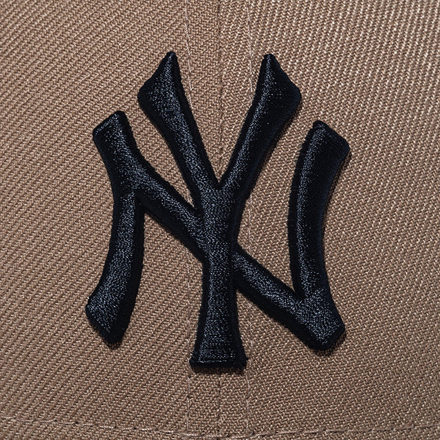 ニューエラ キャップ 9FORTY ニューヨーク ヤンキース MLB TEAM ADJUSTABLE STRAPBACK CAP KHAKI BLACK