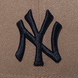 ニューエラ キャップ 9FORTY ニューヨーク ヤンキース MLB TEAM ADJUSTABLE STRAPBACK CAP KHAKI BLACK