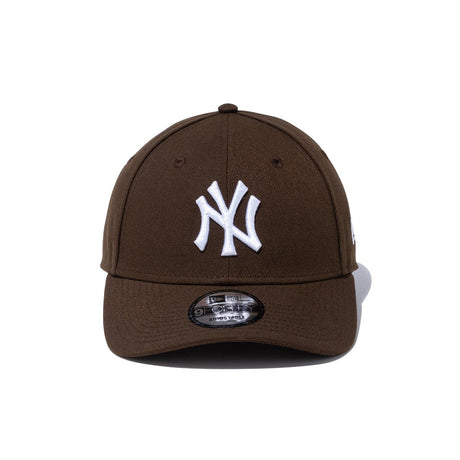 ニューエラ キャップ 9FORTY ニューヨーク ヤンキース MLB TEAM ADJUSTABLE STRAPBACK CAP WALNUT WHITE