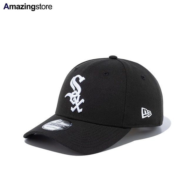 ニューエラ キャップ 9FORTY シカゴ ホワイトソックス MLB TEAM ADJUSTABLE STRAPBACK CAP BLACK