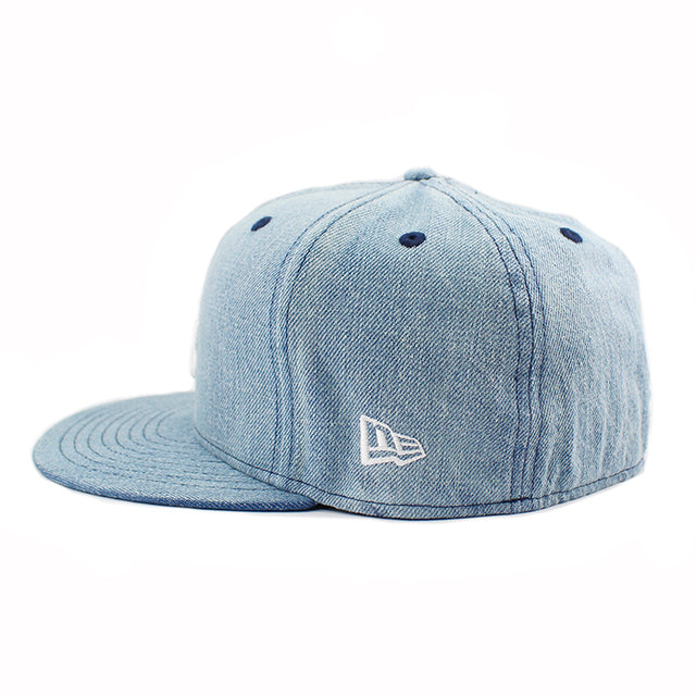 ニューエラ キャップ 59FIFTY ロサンゼルス ドジャース MLB TEAM BASIC FITTED CAP WASHED DENIM