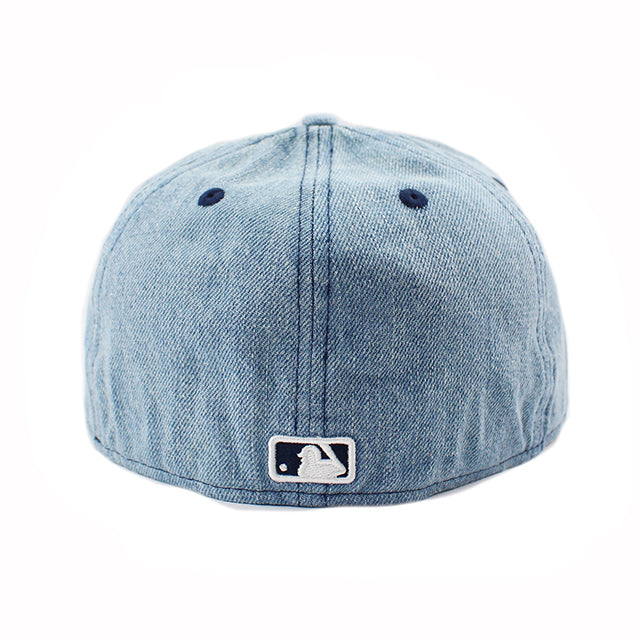 ニューエラ キャップ 59FIFTY ロサンゼルス ドジャース MLB TEAM BASIC FITTED CAP WASHED DENIM