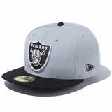 ニューエラ キャップ 59FIFTY ラスベガス レイダース NFL TEAM CUSTOM FITTED CAP GRAY