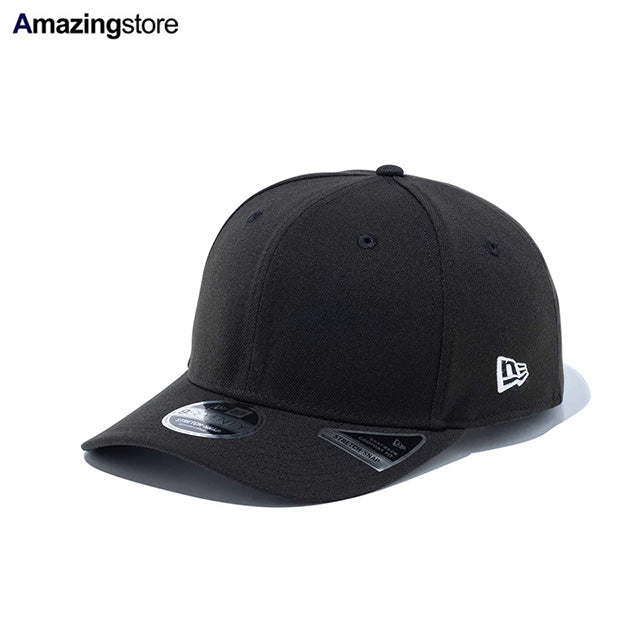 ニューエラ キャップ 9SEVENTY ストレッチ スナップバック STRETCH SNAPBACK CAP BASIC BLACK WHITE
