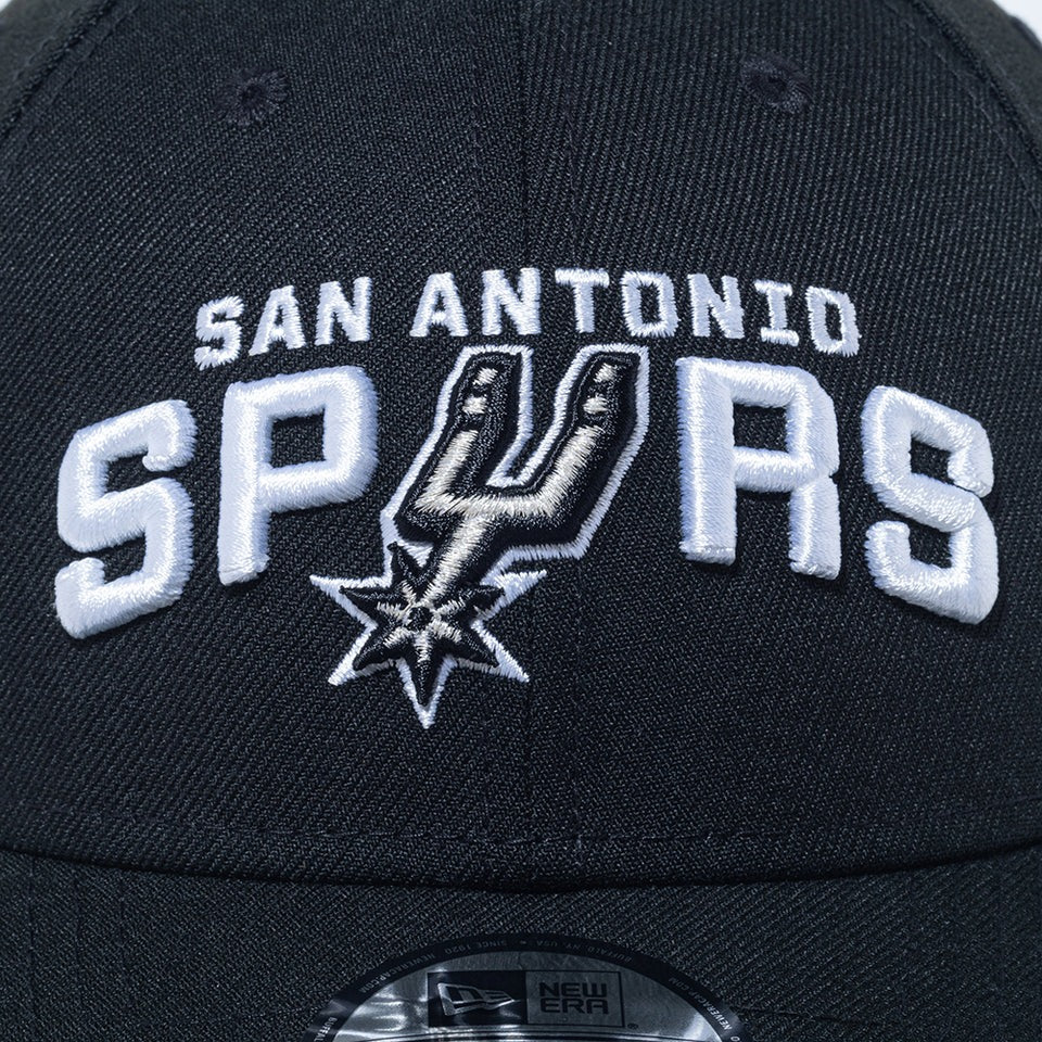 ニューエラ キャップ 9FORTY サンアントニオ スパーズ NBA TEAM LOGO STRAPBACK CAP BLACK