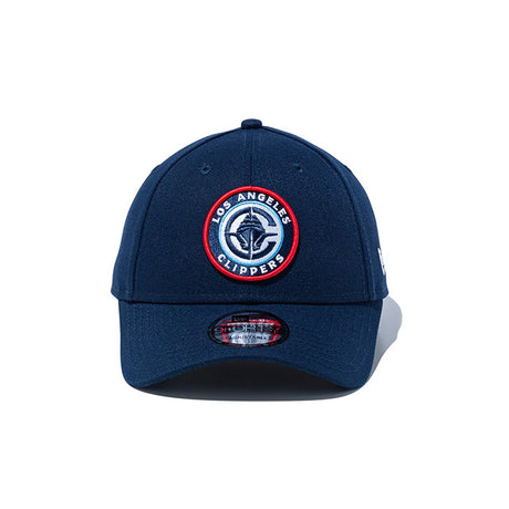 ニューエラ キャップ 9FORTY ロサンゼルス クリッパーズ NBA TEAM LOGO STRAPBACK CAP NAVY